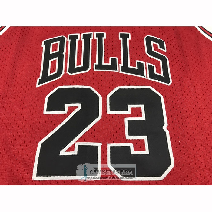 Camiseta Chicago Bulls Michael Jordan NO 23 Autentico 1997-98 Rojo